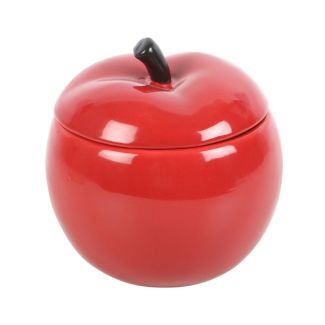 Red Apple Shaped Ceramic Oil Burner