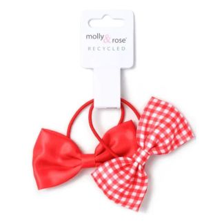 Red Bow With Elastic (8.5cm) - Assorted