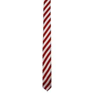 Red & White Stripe Tie