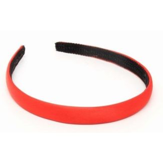 Wholesale Red Satin Aliceband - 1.5cm Wide