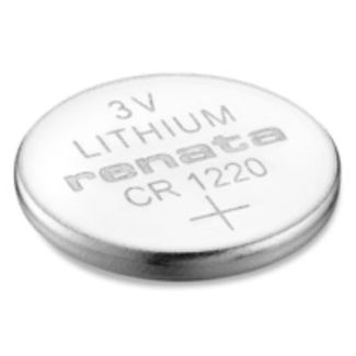 Renata CR1220 Lithium Coin Cell Battery - 3V
