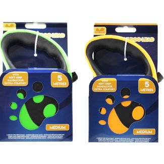 Retractable Dog Lead - 5 Metre(Assorted Colours)