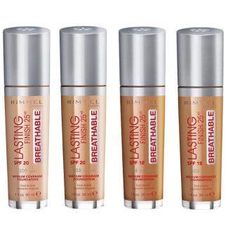 Rimmel Lasting Finish Breathable SPF20 Foundation