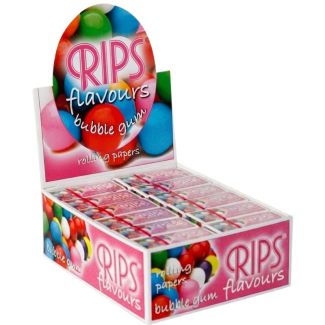 Rips 24 Silm Rolling Papers - Bubble Flavour - 4m 