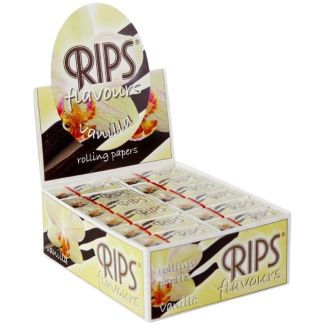 Rips 24 Silm Rolling Papers Vanilla Flavour - 4m 