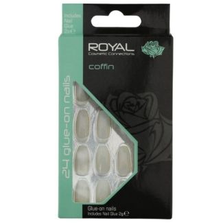 Wholesale Royal 24 Glue-On Nail Tips - Coffin