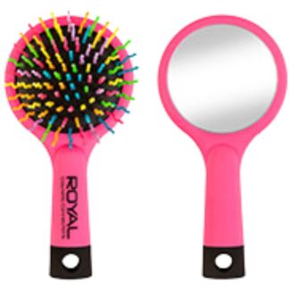 Royal Cosmetics Detangle Mini Brush & Mirror 