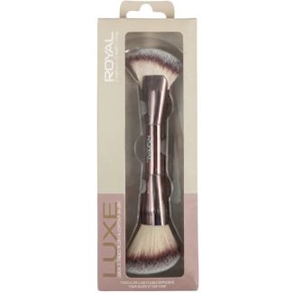 Royal Cosmetics Luxe Double Ended Blush and Contour Brush