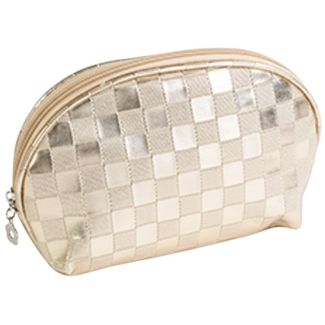 Royal Cosmetics Metallic Gold Cosmetics Bag (22 x16cm)