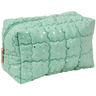 Royal Cosmetics Quilted Toiletry Bag - Green (20x13.50cm)