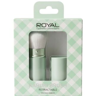 Royal Cosmetics Retractable Kabuki Make-Up Brush (Sage Green)