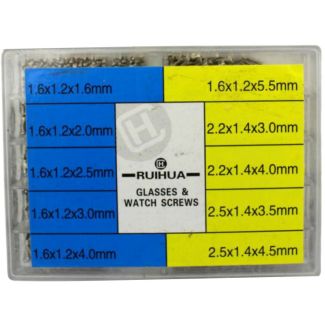 Ruihua Glasses Watch Screw Sets - Silver