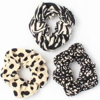 Wholesale Black And White Scrunchies