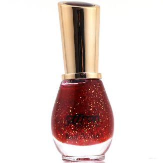  Wholesale Saffron Nail Polish - #71 Shining Wine Glitter 