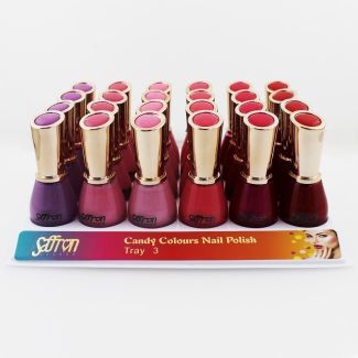 Saffron Candy Colours Nail Polish - Tray 3