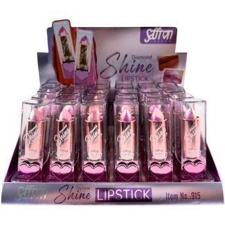 Saffron Diamond Shine Lipsticks - Assorted Shades 