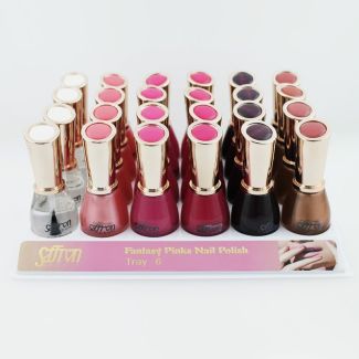 Saffron Fantasy Pinks Nail Polish - Tray 6