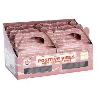 Satya Backflow Dhoop Cones - Positive Vibes 