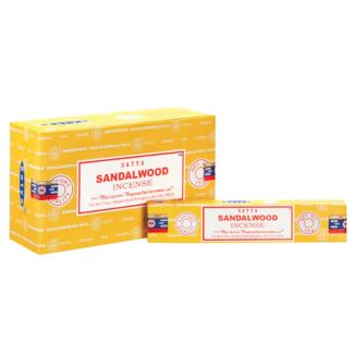 Satya Sandalwood Incense Sticks (12 x 15g)