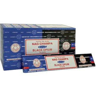 Satya Combo Incense Sticks – Nag Champa and Black Opium