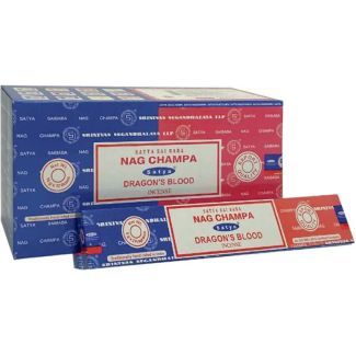 Satya Combo Incense Sticks – Nag Champa and Dragons Blood