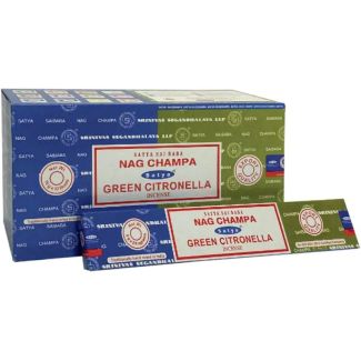 Satya Combo Incense Sticks – Nag Champa and Fragrant Myrrh