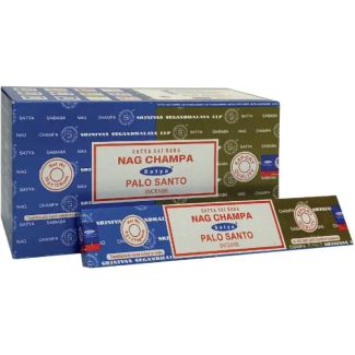 Satya Combo Incense Sticks – Nag Champa and Palo Santo