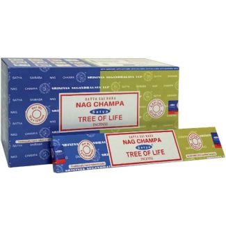 Satya Combo Incense Sticks – Nag Champa and Tree of Life