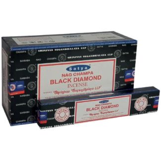 Satya Nag Champa Incense Sticks - Black Diamond