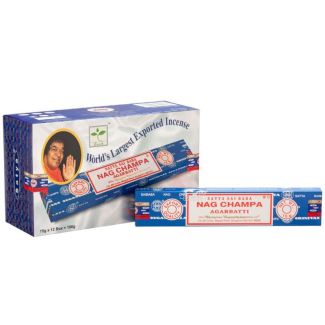 Satya Sai Baba Nag Champa Incense Sticks (12 x 15g)