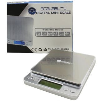 Scalability Digital Mini Pocket Scale - SCD-3000BK (3000g x 0.1g)