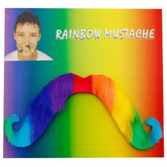 Wholesale Self-Adhesive Rainbow Moustache