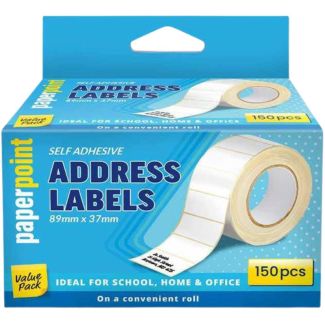 Self-Adhesive Address Labels on Roll – (89mm x 37mm)
