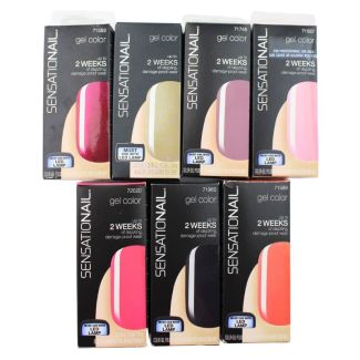 Sensationail Gel Colour Nail Polish - Assorted 