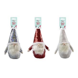 Wholesale Plush Sequin Gonk 25cm (Assorted Colours)
