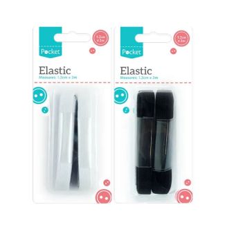Sewing Elastic - 2m (Assorted Colours)