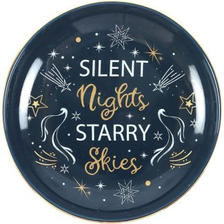 Silent Nights Starry Skies Ceramic Trinket Dish (11.5cm)