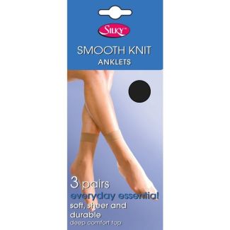 Silky's Smooth Knit Anklets (One Size)