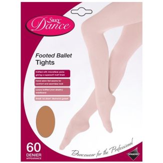 Silky's Adults 60 Denier Footed Ballet Tights - Tan (Small)