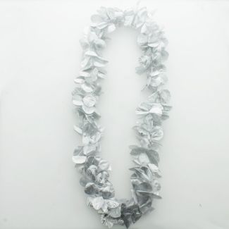 Silver Coloured Flower Petal Garland