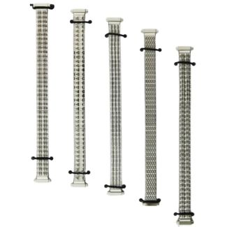 Silver Metal Expander Watch Straps - Assorted - 10mm