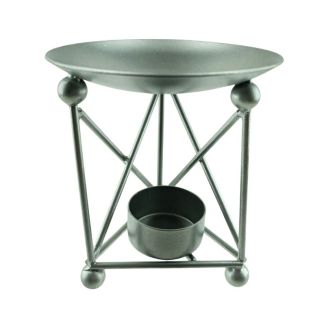 Silver Metal Oil Burner - Design (J-11 B)