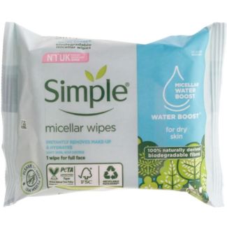 Simple Micellar Wipes - 20Wipes