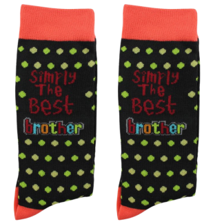 Simply The Best "Brother" Design Socks