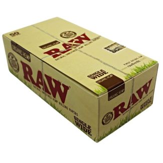 RAW Organic Single Wide Papers 