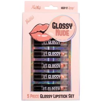 Skin Treats Keep It Lippy 5pcs Lipstick Gift Set - Glossy Nude