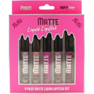 Skin Treats Keep It Lippy 5pcs Liquid Lipstick  Gift Set - Matte Pinks