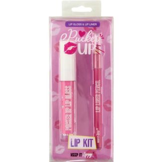 Skin Treats Lip Gloss & Lipliner Gift Set- Pucker Up Lip Kit