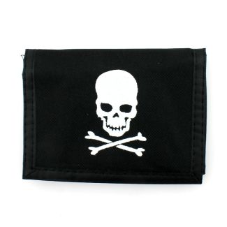 Wholesale Skull & Crossbone Print Wallet