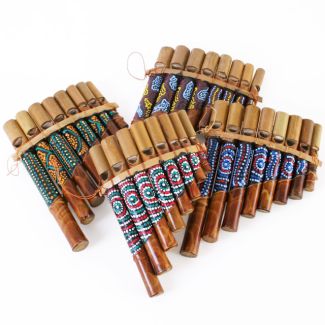 Handcrafted Panpipes-Small Bamboo Design Assorted